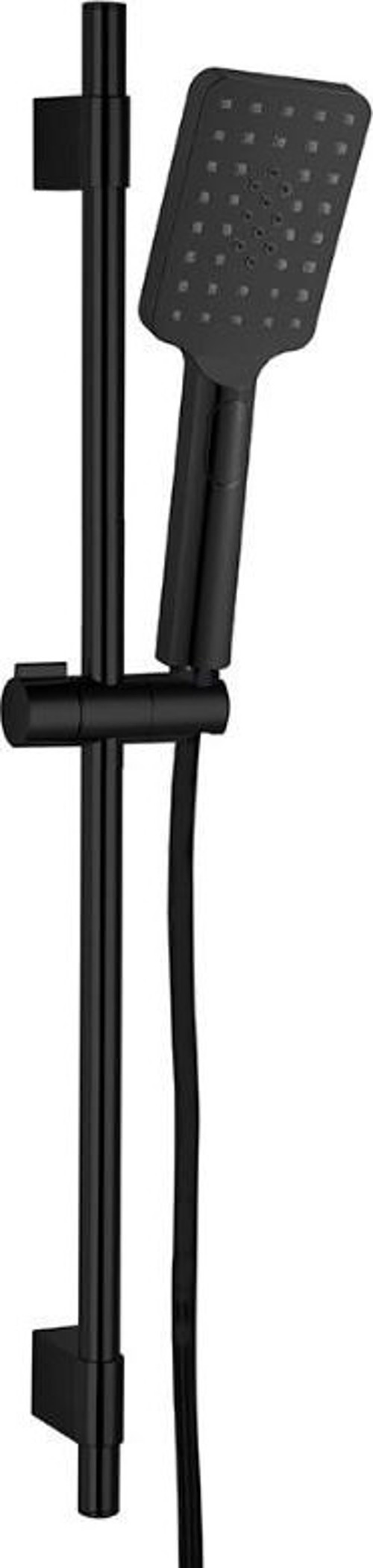 ECA Tiera Plus Banyo Hareketli Sürgülü Duş Seti Üst Takımı Mat Siyah 102146092C1