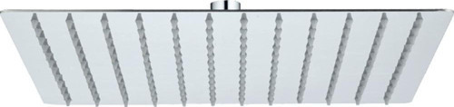Banyo Sart Kare Tepe Duş Seti Başlığı 30x30 Paslanmaz Metal