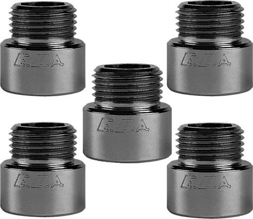 5 Adet ECA 1/2 1.5 cm Uzatma Krom (Musluk Uzatma 102134014 Pirinç E.C.A