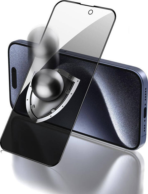 Apple iPhone 12 Pro Zore Rika Premium Privacy Temperli Cam Ekran Koruyucu