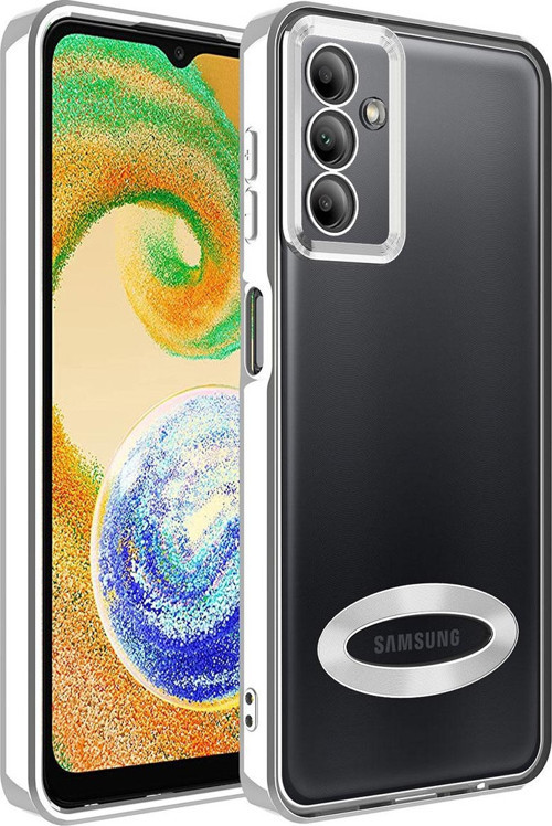 Samsung Galaxy A34 Kılıf Kamera Korumalı Logo Gösteren Zore Omega Kapak