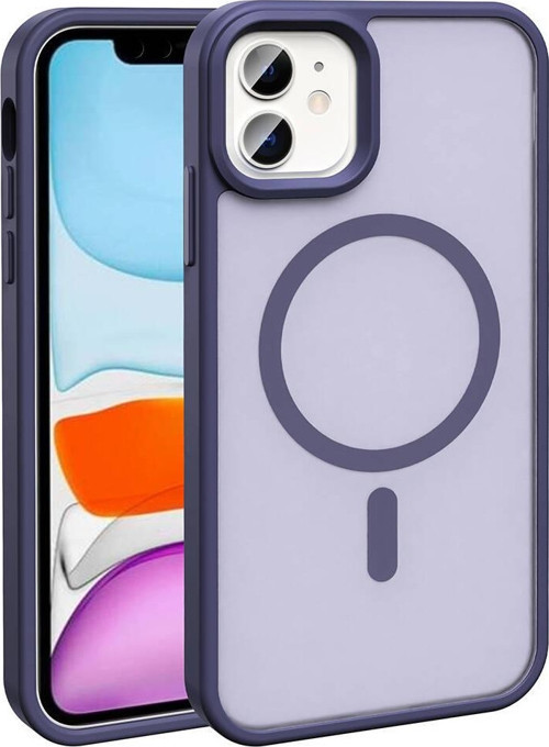 Apple iPhone 11 Kılıf Magsafe Şarj Özellikli Mat Arka Yüzey Sio Kapak