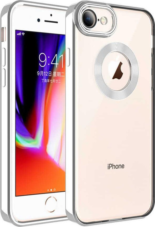 Apple iPhone 7 Kılıf Kamera Korumalı Logo Gösteren Zore Omega Kapak