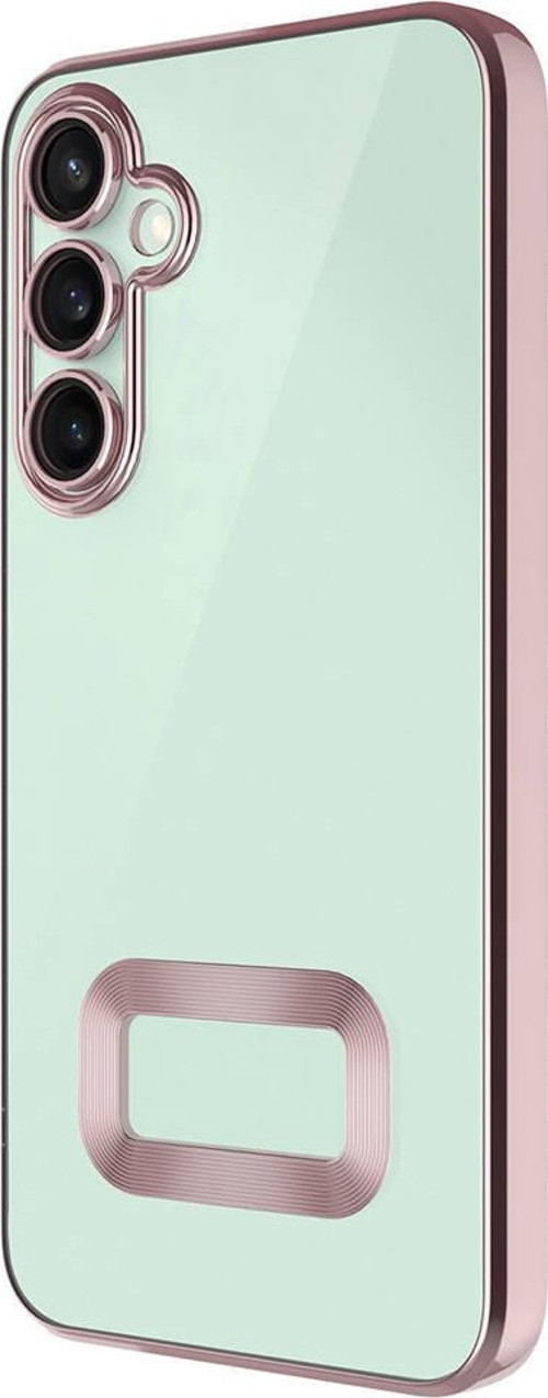 Samsung Galaxy A55 Kılıf Kamera Korumalı Logo Gösteren Silikon Telefon Kılıfı