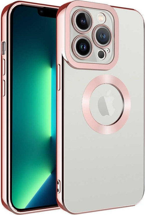 Apple iPhone 12 Pro Kılıf Kamera Korumalı Logo Gösteren Zore Omega Kapak