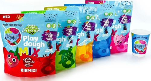 5'li Paket Kendin Yap Kendin Oyna Doğal Oyun Hamur Tozu