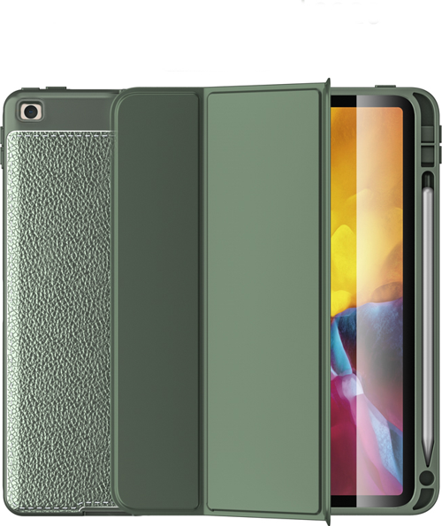 Apple iPad Pro 10.5 (2017) Yatay Standlı Kalemlikli Uyku Modlu Leather Smart Kılıf A1701 A1700