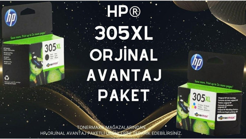 Deskjet 2720 Kartuş / 305Xl Avantaj Paket Siyah Ve Renkli Kartuş