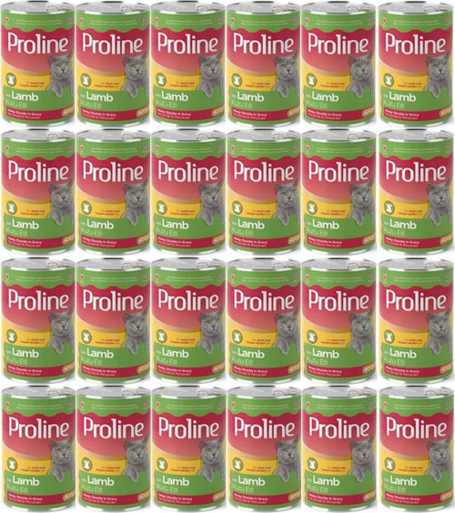 Proline Sos İçinde Kuzu Etli Yetişkin Kedi Konservesi 400 Gr*24 Adet
