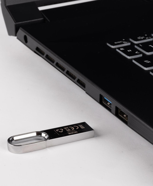 8 GB Metal USB Flash Bellek Telefon Araba PC Hoparlör Uyumlu Güvenli Veri Depolama Data Transfer Memory Hafıza