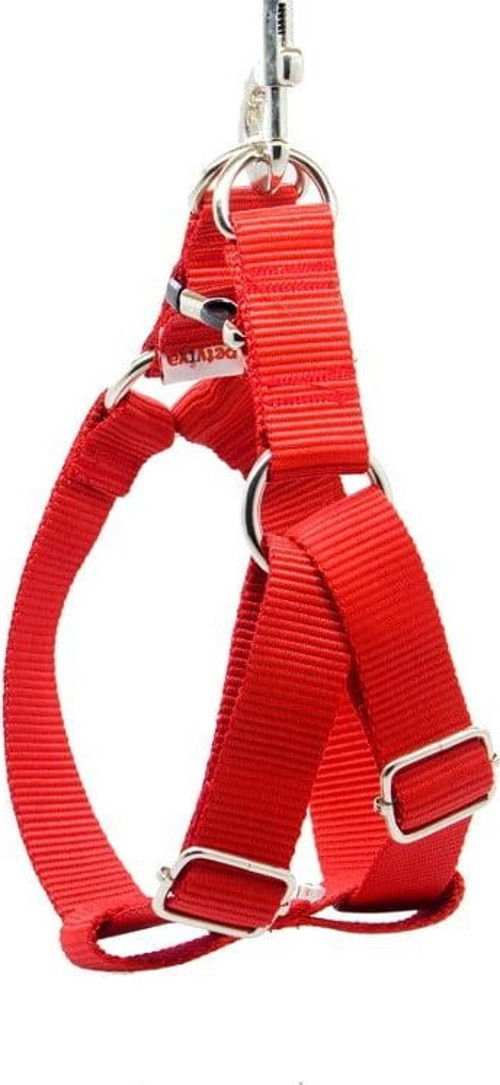 Petviya Premium Collection Ayarlanabilir Dayanıklı Köpek Göğüs Tasması Medium (M) (Kırmızı)
