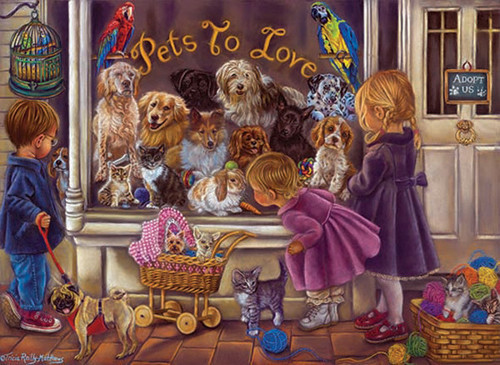 3186 Hayvan Sevgisi 1000 Parça Puzzle