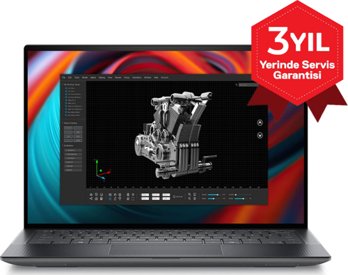 Precision 5490 Ultra 7 165H 32GB 512GB SSD 6GB RTX A1000 Ada 14 QHD+ Touch Windows 11 Pro XCTO