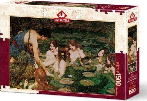 1896 5377 Hylas Ve Su Perileri 1500 Parça Puzzle