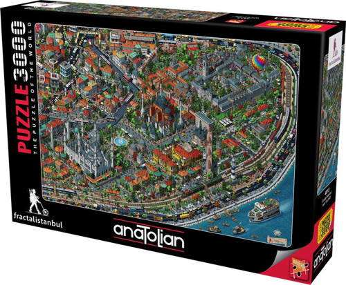 3000 Parçalık Puzzle - Fractal İstanbul 4913