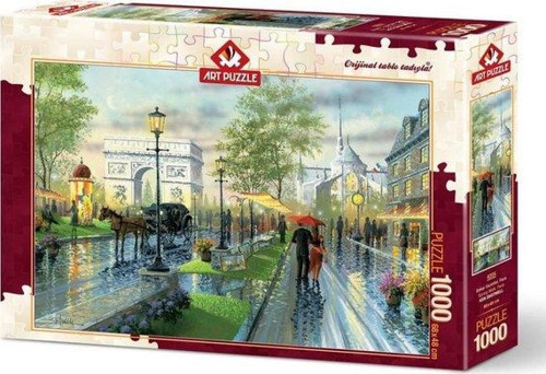 4225 Bahar Gezin Paris 1000 Parça Puzzle