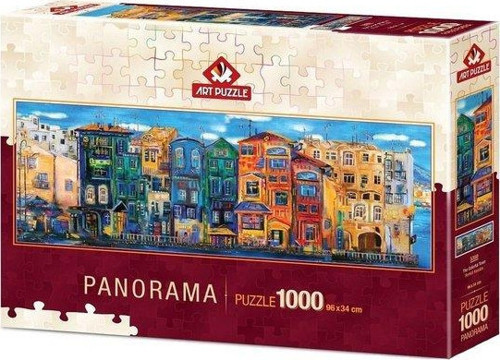 Renkli Kasaba 1000 Parça Panorama Puzzle 5350