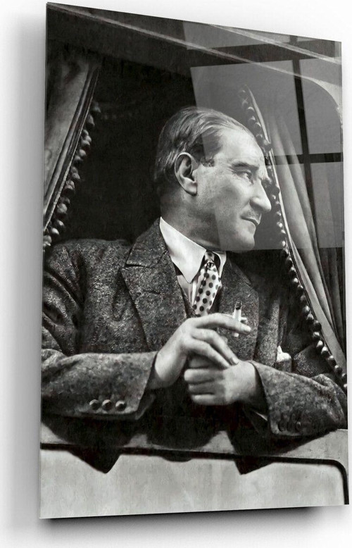 Atatürk Cam Tablo | Hediyelik, Dekoratif, Ofis, Mutfak