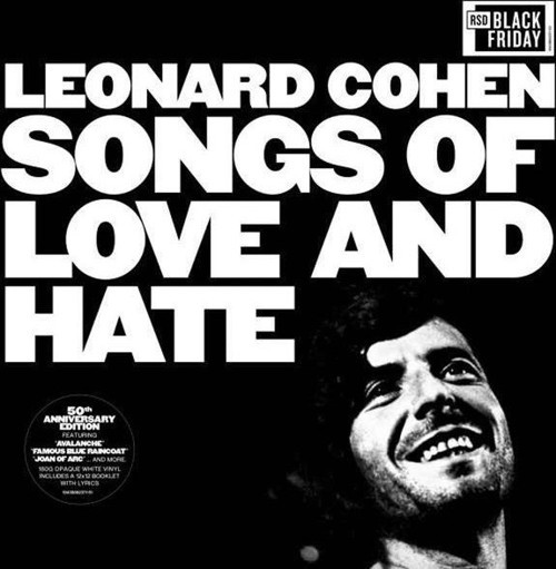 Leonard Cohen Songs of Love and Hate (50th Anniversary Edition - RSD 2022) Plak