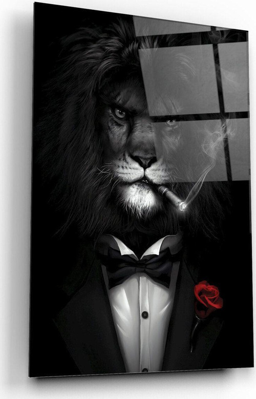 The Godfather Aslan Cam Tablo | Hediyelik, Dekoratif, Ofis, Mutfak