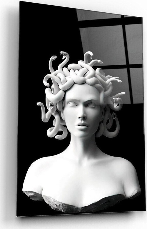 Medusa Cam Tablo | Hediyelik, Dekoratif, Ofis, Mutfak