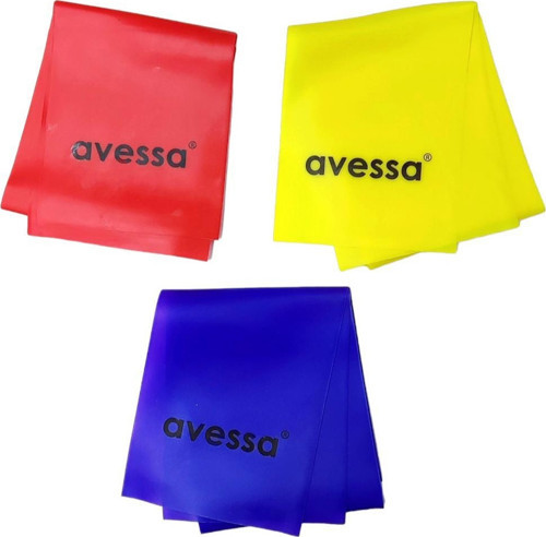 Ce-500 Set Latex Pilates Lastiği Egzersiz Lastiği 3lü
