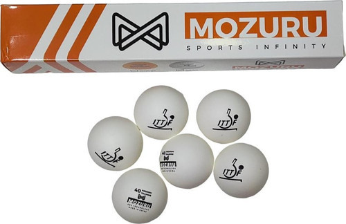 Mozuru Mzr006-Wht ITTF Onaylı Beyaz Pinpon Topu 6lı