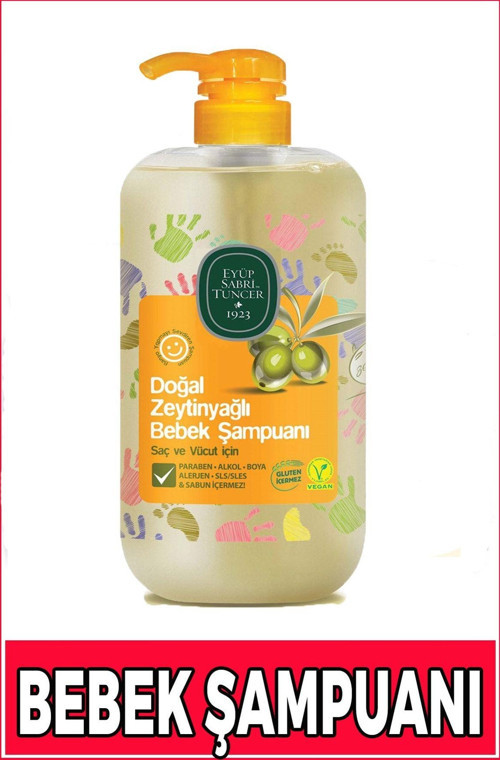 Göz Yakmayan Zeytinyağlı Bebek Şampuanı 600 ml