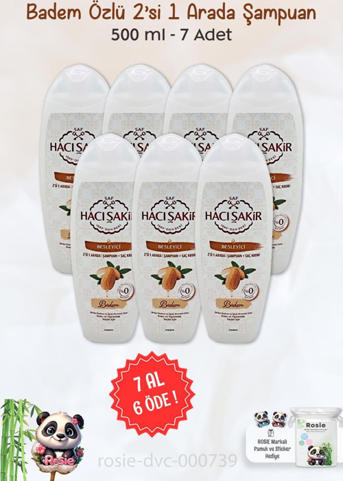 Badem 2si 1 Arada Şampuan Besleyici 500 ml ve ROSIE