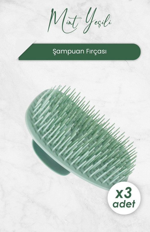 Şampuan Fırçası Mint Yeşili 4220 x 3 Adet
