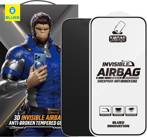 iPhone 16 Pro Uyumlu 3D Invisible Airbag Anti-Broken Cam Ekran Koruyucu