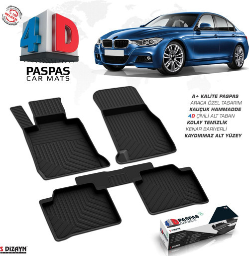 Bmw 3 Serisi F30 4D Havuzlu Paspas 2011 ve Üzeri A+Kalite
