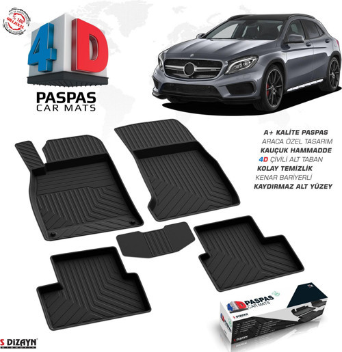 Mercedes Gla Serisi X156 4D Havuzlu Paspas 2013 ve Üzeri A+Kalite