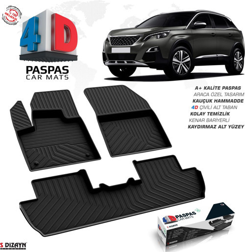 Peugeot 3008 Gt-line 4d Havuzlu Paspas 2016 Ve Üzeri