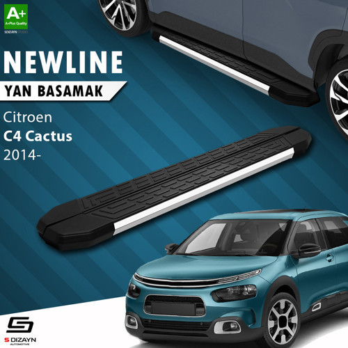 Citroen C4 Cactus NewLine Krom Yan Basamak 183 Cm 2014 Üzeri
