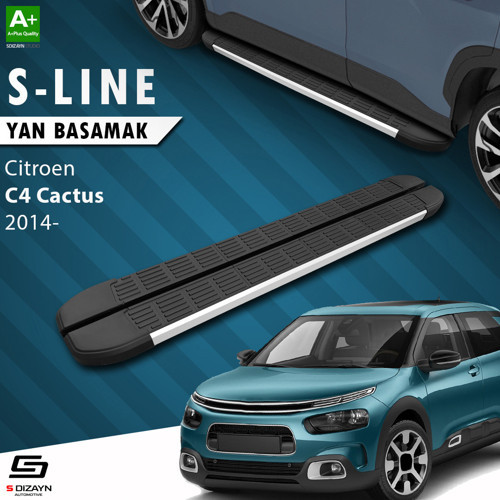 Citroen C4 Cactus S-Line Aluminyum Yan Basamak 183 Cm 2014 Üzeri