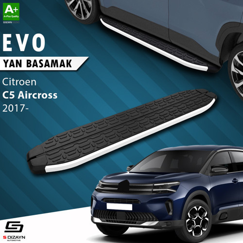 Citroen C5 Aircross Evo Aluminyum Yan Basamak 193 Cm 2017 Üzeri
