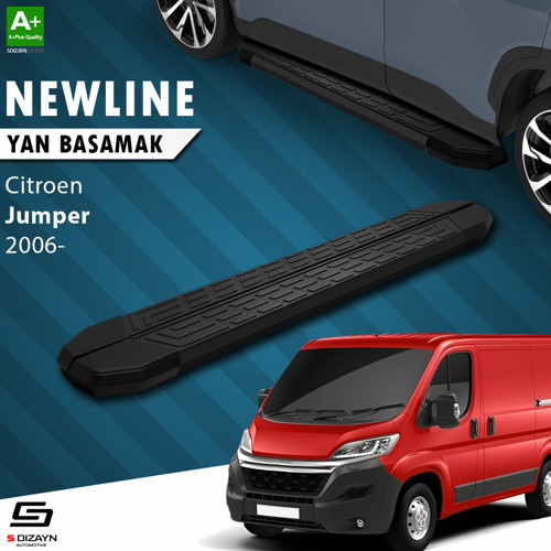 Citroen Jumper 3 Orta Şase NewLine Siyah Yan Basamak 253 Cm 2006 Üzeri