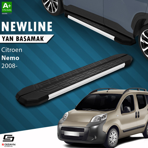 Citroen Nemo NewLine Aluminyum Yan Basamak 173 Cm 2008 Üzeri