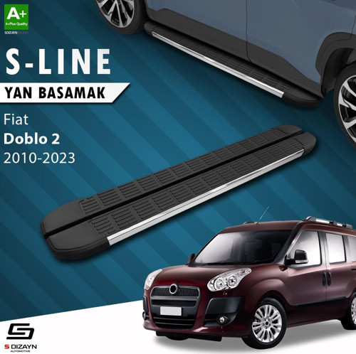 Fiat Doblo 2 Uzun Şase S-Line Krom Yan Basamak 223 Cm 2010-2023