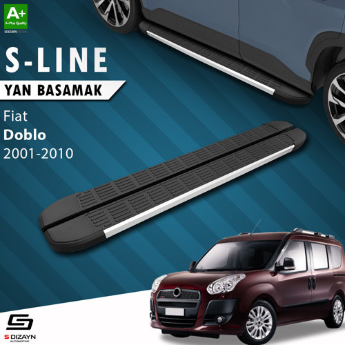 Fiat Doblo S-Line Aluminyum Yan Basamak 183 Cm 2001-2010
