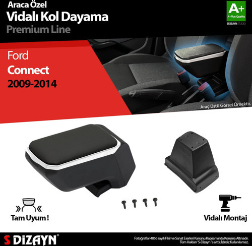 Ford Connect Kol Dayama Kolçak ABS Vidalı Gri 2009-2014 A+Kalite