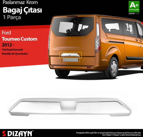 Ford Tourneo Custom Krom Bagaj Çıtası 2012 Üzeri (Kameralı)