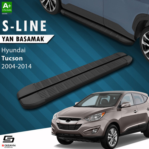 Hyundai Tucson 2 S-Line Siyah Yan Basamak 173 Cm 2004-2014