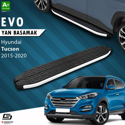 Hyundai Tucson 3 Evo Aluminyum Yan Basamak 173 Cm 2015-2020