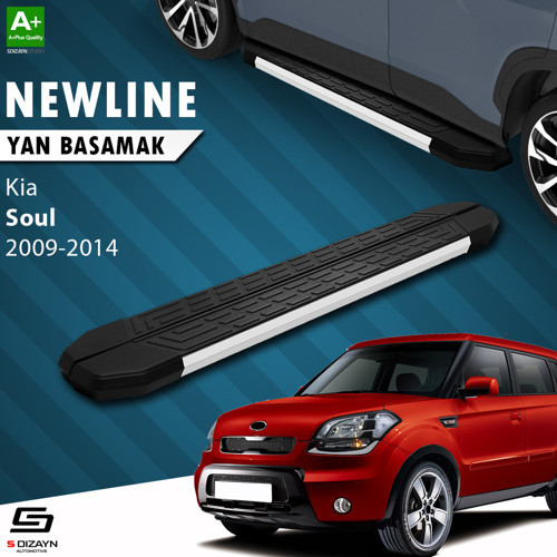 Kia Soul NewLine Aluminyum Yan Basamak 173 Cm 2009-2014