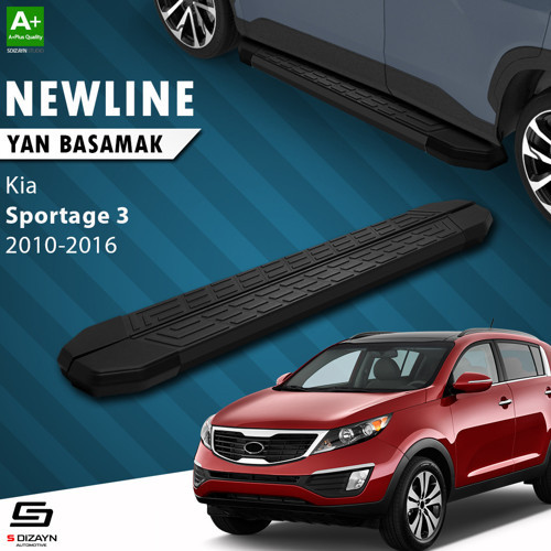 Kia Sportage 3 NewLine Siyah Yan Basamak 173 Cm 2010-2016