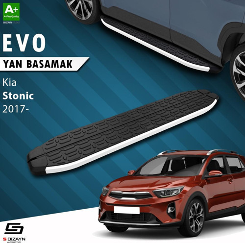 Kia Stonic Evo Aluminyum Yan Basamak 173 Cm 2017 Üzeri