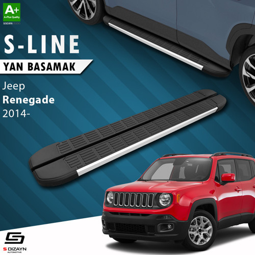 Jeep Renegade S-Line Aluminyum Yan Basamak 173 Cm 2014 Üzeri