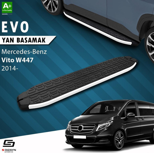 Mercedes Vito W447 Uzun Şase Evo Aluminyum Yan Basamak 253 Cm 2014 Üzeri